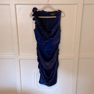 Betsy and Adam cocktail dress size 12. Dark blue.